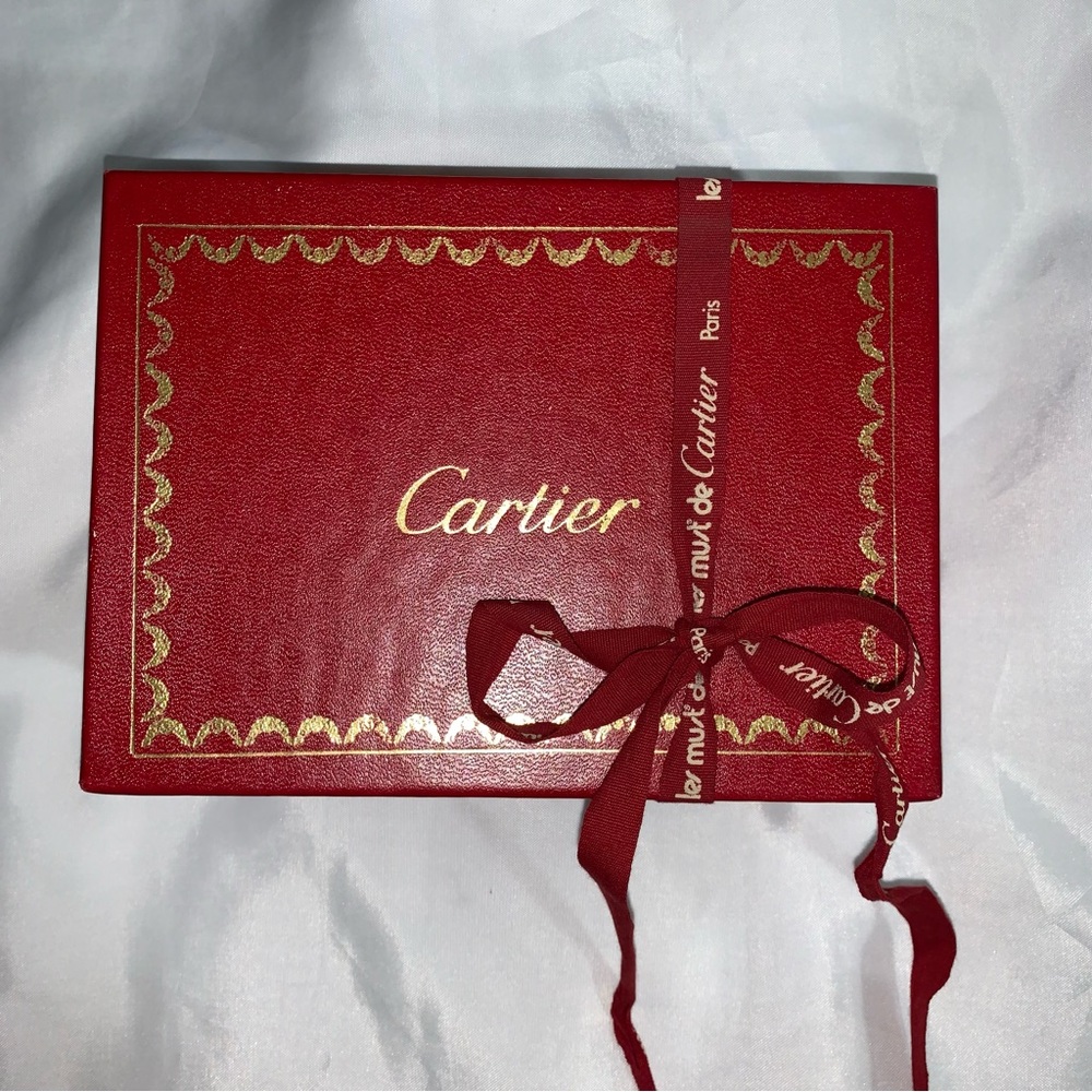 NIB authentic CARTIER set of 25 FORMAL INVITATIONS & ENVELOPES w/box & ribbon